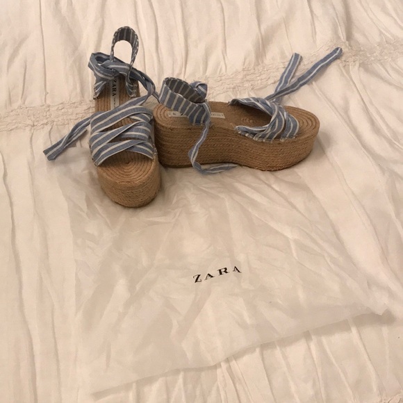 Zara Shoes - ZARA strappy platform sandals